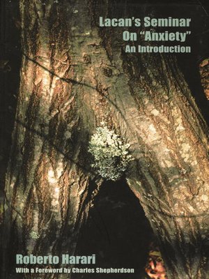 cover image of Lacan's Seminar On Anxiety